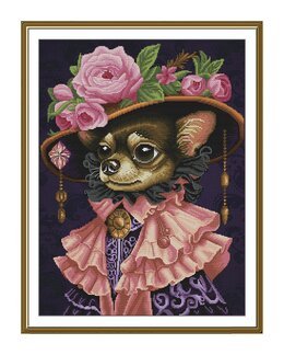 Broderipakke Bilde Ung dame - Nova Sloboda