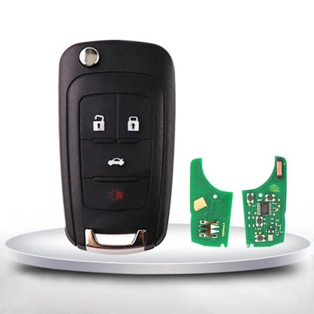 433MHz ID46 -sirun kauko-ohjain auton avain Chevrolet Cruze Sonic Malibu Impala Equinox Camaro Orlando Opel Vauxhalliin