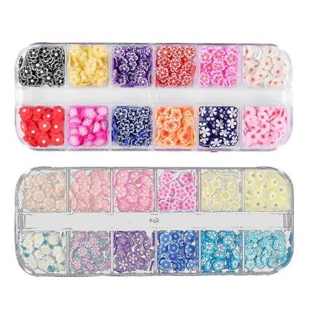 Blomster Neglecharms 3D Neglekunst Charms til Neglekunst DIY Håndværksdekoration, TH