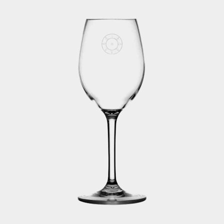 Bicchieri da vino in plastica Marine Business Pacific, antiscivolo, trasparente, 33 cl, confezione da 6