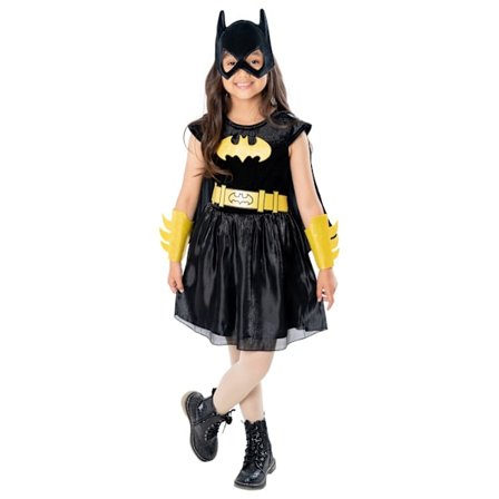Batman Girls Refresh Core Batgirl Kostym 9-10 År Svart/Gul