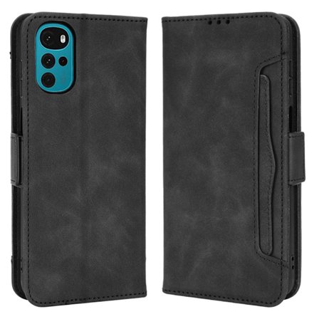 SKALO Motorola Moto G22 6-RUM Pungetaske - Sort