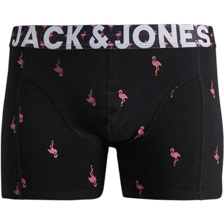 Jack & Jones, Jacsummer printed wb trunks black Zwart, Heren, Maat:S