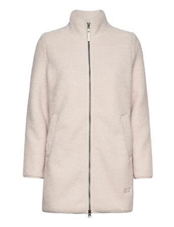 High Cloud Coat W Sweatshirts & Hoodies Fleeces & Midlayers Lyserød Jack Wolfskin