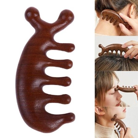 Massage Kam Hårbotten Massager Meridian Massage Kam