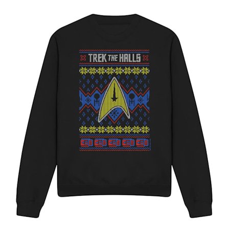 Star Trek Unisex Vuxen Trek the Halls Ful Jultröja