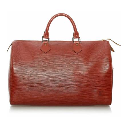 Louis Vuitton Vintage, Pre-owned Bag Bruin, Dames, Maat:ONE Size,leather