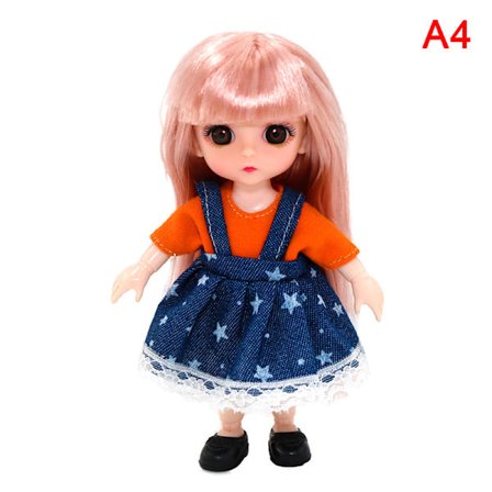 BJD 16CM Doll Casual Fashion Princess Clothing Dress Accessories