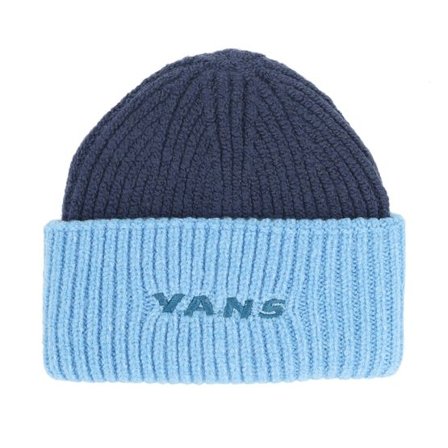 Vans - Blå cuff Beanie - Densmore Wide Beanie Tranquil Blue Cuff @ Hatstore