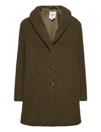 Cindysz Jacket Outerwear Faux Fur Grøn Saint Tropez