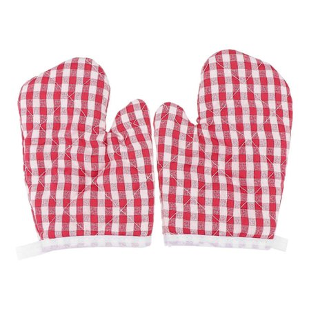 2 stk. Varmeisolerende og skåldingssikre ovnshansker for barn, kjøkken- og bakehansker