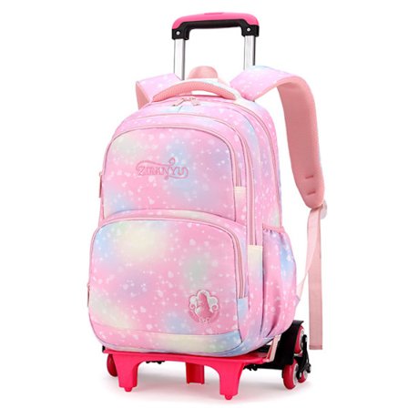 Rullande ryggsäck School College Travel Carry-on ryggsäck