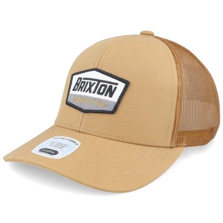 Brixton - Beige trucker Keps - Regal Netplus Hat Copper/Copper Trucker @ Hatstore