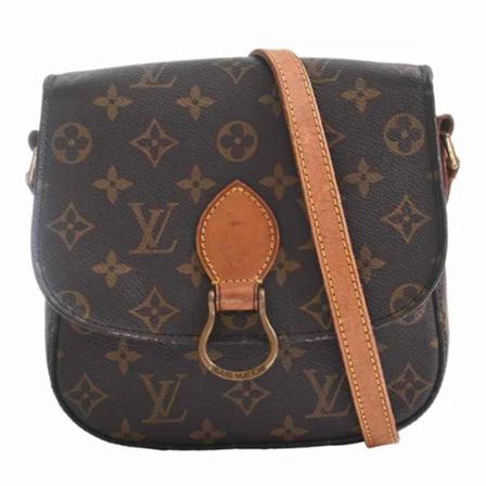 Louis Vuitton Vintage, Pre-owned Canvas louis-vuitton-bags Bruin, unisex, Maat:ONE Size