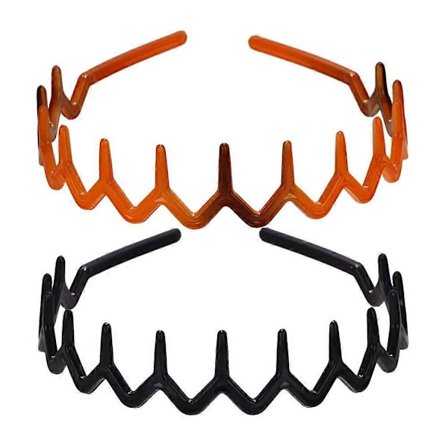 2 stk. Moderne Hårbøjle med Lange Tænder