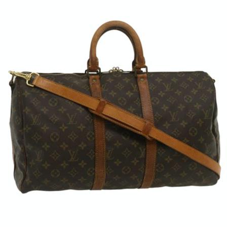 Louis Vuitton Vintage, Pre-owned Keepall Bruin, Dames, Maat:ONE Size