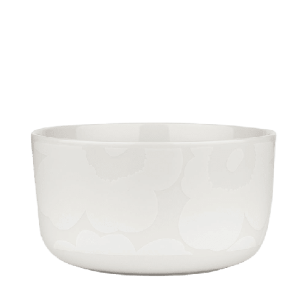 Marimekko UNIKKO BOWL 5 DL Serveringstillbehör Unisex Vit 12,7x5 cm
