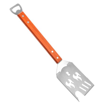 BBQ Gaffel til Grilning, Kraftig Rustfrit Stål Barbecue Gaffel - Perfekt til Camping, Udendørs Madlavning & Kød Vending (1 Styk) - Du