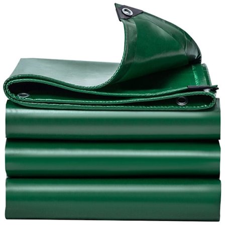 Vedenpitävä 22 metrin suojapeite rei'illä, repeytymiskestävä ulkopeite kuorma-autolle, puutarhakalusteille, vihreä