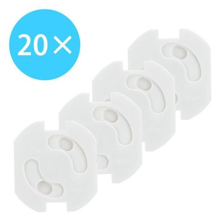 Intirilife 20x Stick-on uttag för barn i VIT