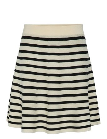 YAS Yasfonny Hw Knit Skirt S. Noos - Cream - L