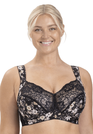 Miss Mary of Sweden Fauna Bh Utan Bygel Dam Svart 95c