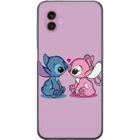 Samsung Galaxy Xcover6 Pro Genomskinligt Skal Lilo And Stitch