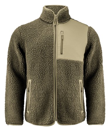 James Harvest Kingsley Pile Fleecejacka Grön, Kläder