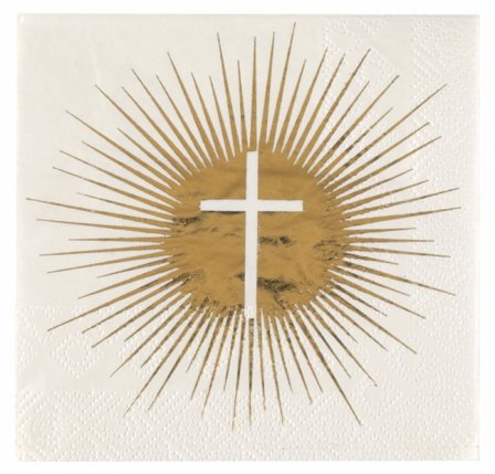 Kaffeservietter til dåp eller konfirmasjon, pakke med 20 stk.