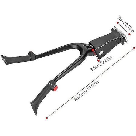 Kaksijalkainen Pyöräteline Säädettävä Potkuriksi 24 28 Tuuman Pyörille