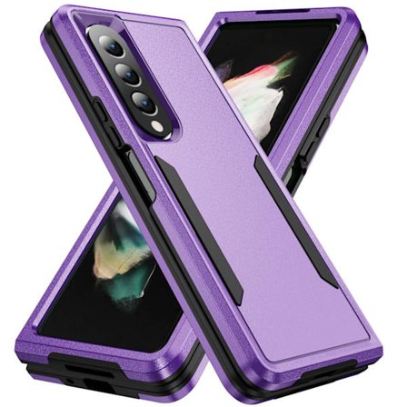 SAMSUNG GALAXY Z FOLD 4 Puhelinkotelo, Naarmuuntumaton Puhelinkotelo, Violetti