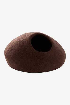 Jotex - Kattsäng i Ull ø 40 Cm Brun BOLLY - Köp Hundbädd/kattbädd hos Jotex
