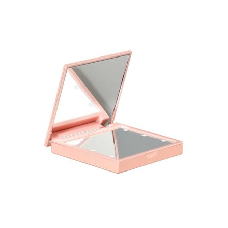 LED Makeup Spejl - Sammenfoldeligt Kosmetikspejl med 6 Lys