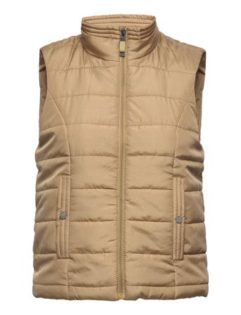 Vmsim Aw22 Short Waistcoat Boos Beige Vero Moda