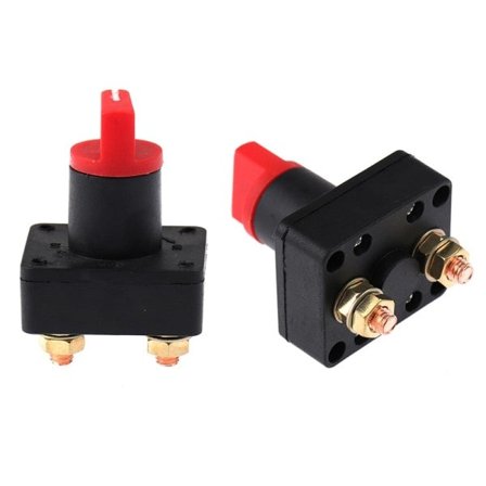 12V Bil Master Batteri Isolator Koppla ur Rotary Cut Off Power Kill Switch