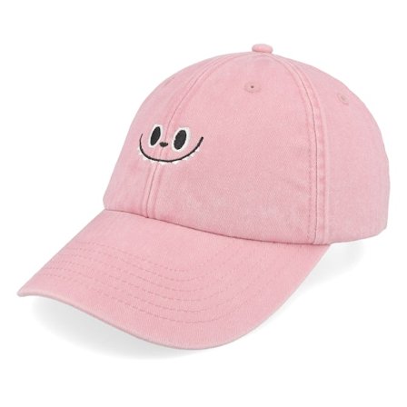 Iconic - Rosa unconstructed Cappellino - Little Monster Vintage Washed Dusky Pink Dad Cap @ Hatstore