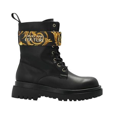 Versace Jeans Couture Combat Støvler Sort, Dame, Størrelse: 38 EU