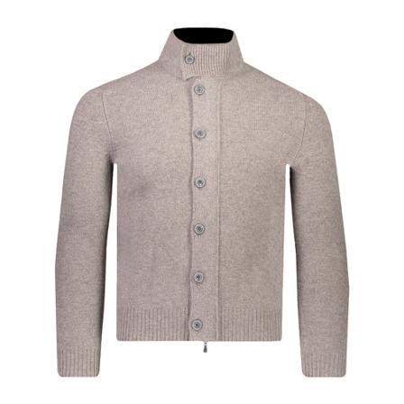 Gran Sasso, Cardigans Grijs, Heren, Maat:XL,wol