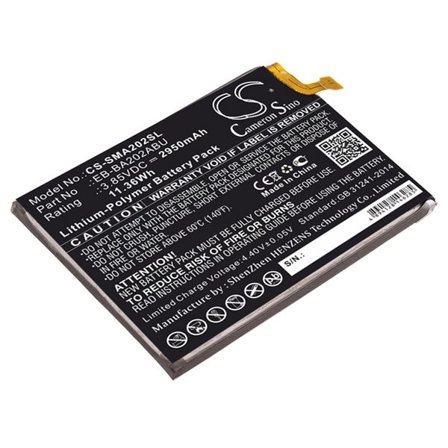 Batteri till SmartPhone, Mobil för Samsung Galaxy A20e, SM-A202, SM-A202F/DS m.fl.