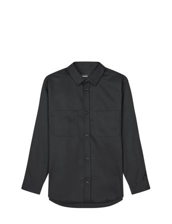 Mads Nørgaard Narrow Twill Damon Shirt - Black - XL