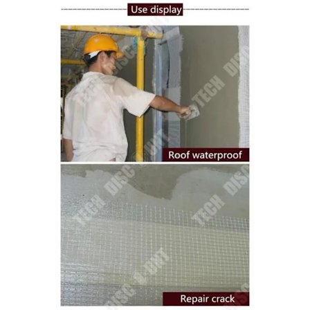 Glasfiberduk 50mm x 30m Klartejp TD Akrylemulsion[D]