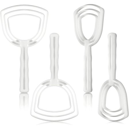 4 stycken Köttskrapor Benstoftsskrapa Bensskrapa Vit Poly S