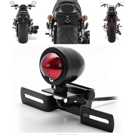 Universal motorsykkel baklys og skiltholder blinklys bremselys Cafe Racer for Harley_Surprise