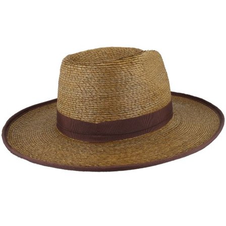 Brixton - Brun straw Hatt - Reno Coffee Straw Hat @ Hatstore