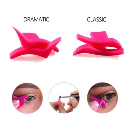 Eyeliner-mallar Stencilmodeller Professionell Makeup Ny Wing Style Cat Eye Wing Eyeliner Stamps