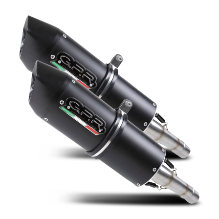 Silenziatore Slip-On G.P.R. Furore Nero Nero Opaco - Aprilia Pegaso 650 I.E 2001-2004