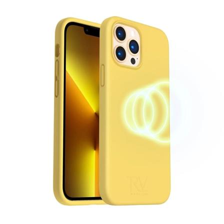 iPhone 14 Pro Silikonskal Rvelon MagSafe - Gul Yellow