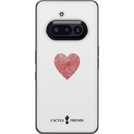 Kompatibel Mobilcover til Nothing Nothing Phone (3a) Cactus and Friends - Fingerprint Love