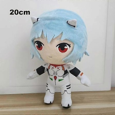 20cm EVA Ayanami Rei Pehmolelut Anime EVANGELION Pehmeä Täytetty Nukke Lasten Lahjat