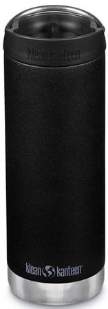 Klean Kanteen TKWide 473ml with Wide Café Cap Black